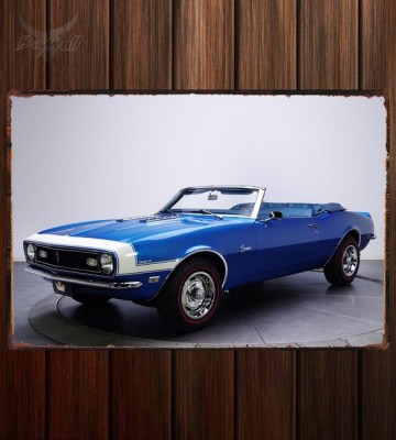 Металлическая табличка Chevrolet Camaro 327 Convertible